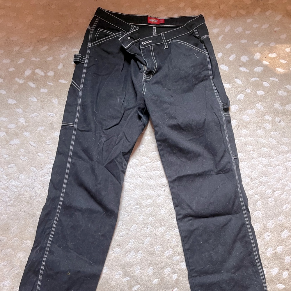 dickies urban black cargo pants y2k